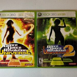 Konami Dance Dance Revolution Universe 1 & 2 for Xbox 360 - Green Covers
